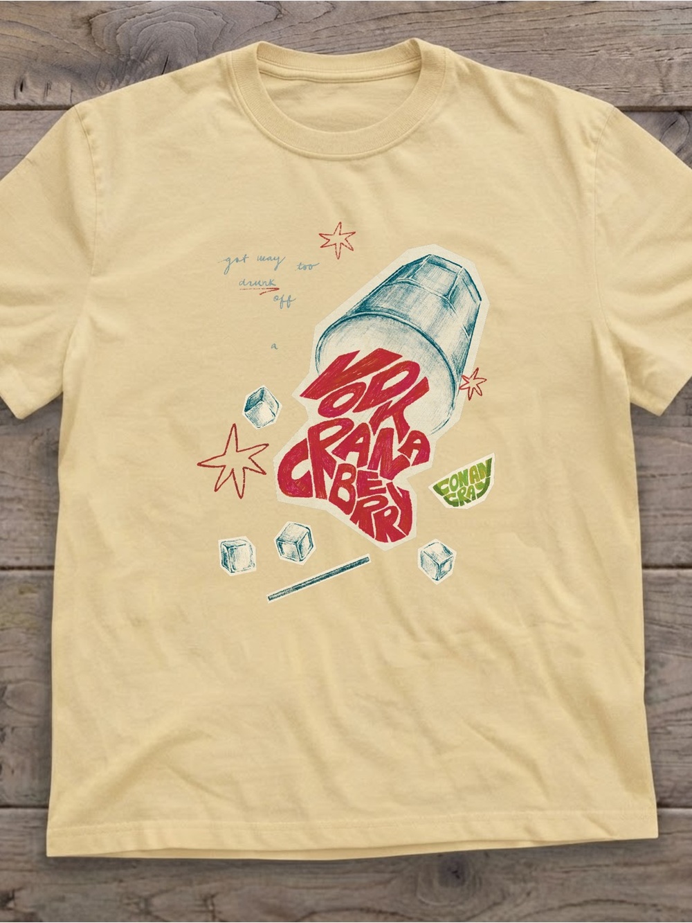 Cocktail Drink Graphic Tee Cute Bar Art Top Gildan T-shirt
